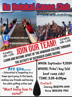 Nā Holokai Canoe Club Recruitment